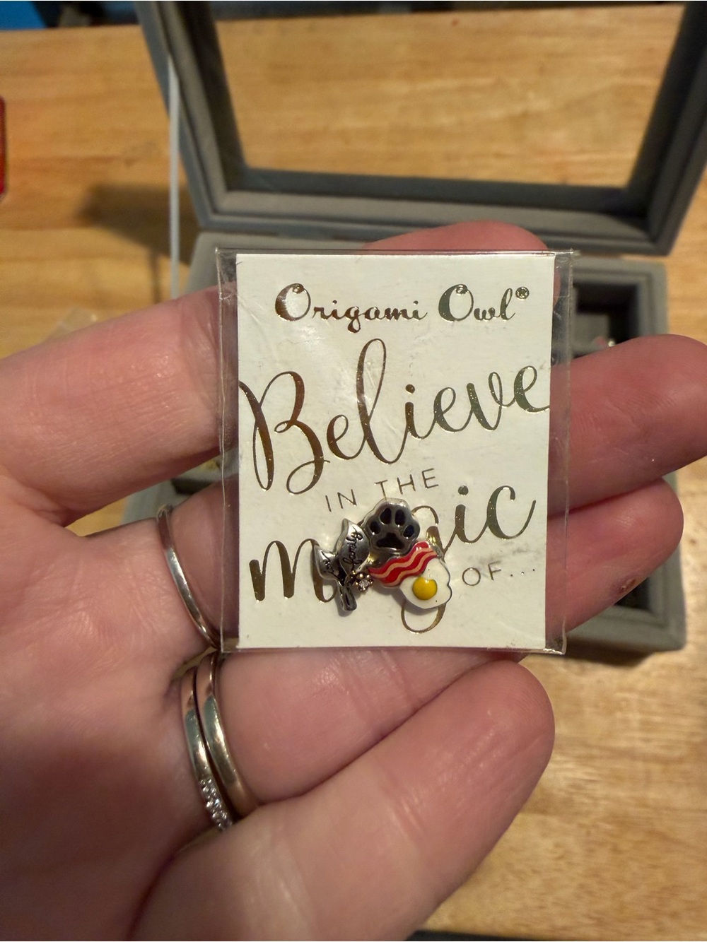 Over a hundred Owl Origami charms, plush necklace and jewelry box